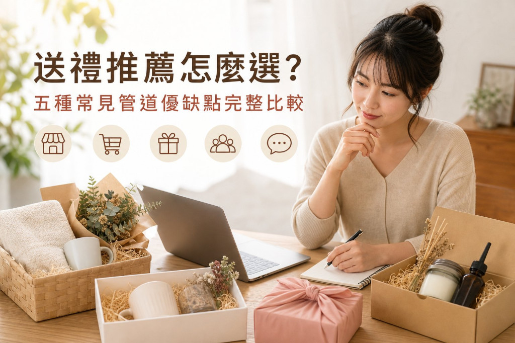 送禮推薦怎麼選？五種常見管道優缺點完整比較