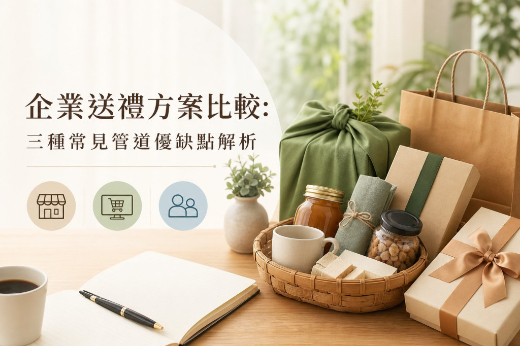 企業送禮方案比較：三種常見管道優缺點解析