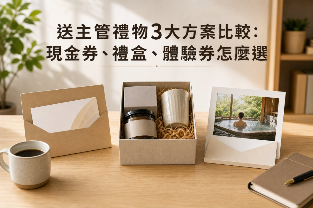送主管禮物3大方案比較：現金券、禮盒、體驗券怎麼選
