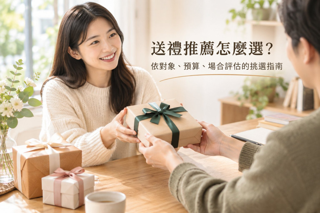 送禮推薦怎麼選？依對象、預算、場合評估的挑選指南