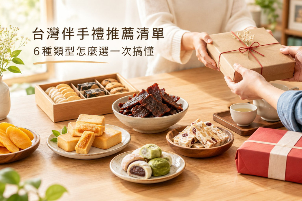 台灣伴手禮推薦清單：6種類型怎麼選一次搞懂