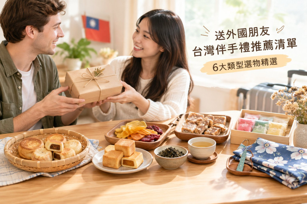 送外國朋友台灣伴手禮推薦清單：6大類型選物精選