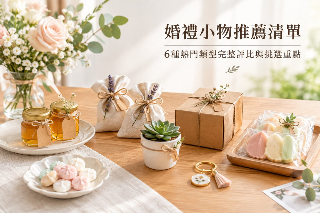 婚禮小物推薦清單：6種熱門類型完整評比與挑選重點