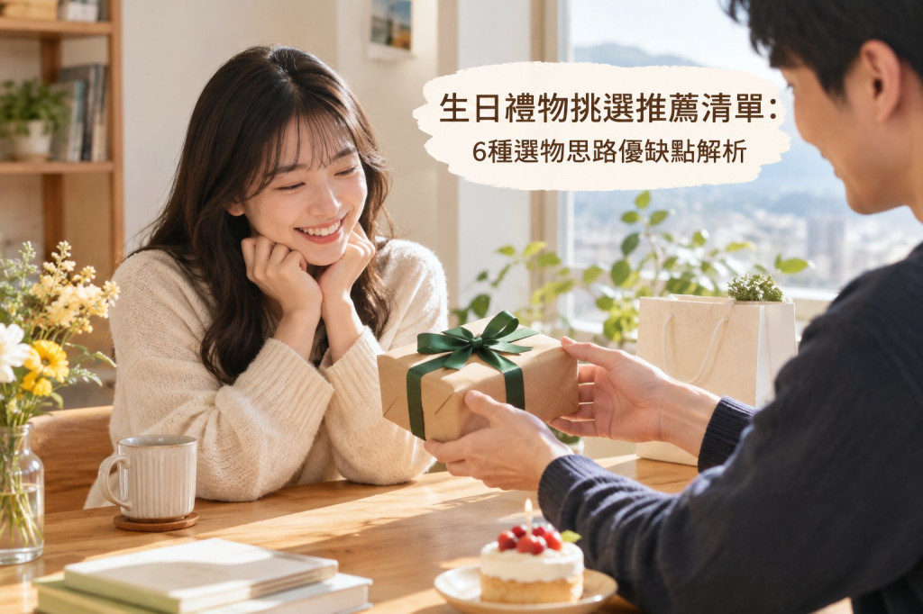 生日禮物挑選推薦清單：6種選物思路優缺點解析