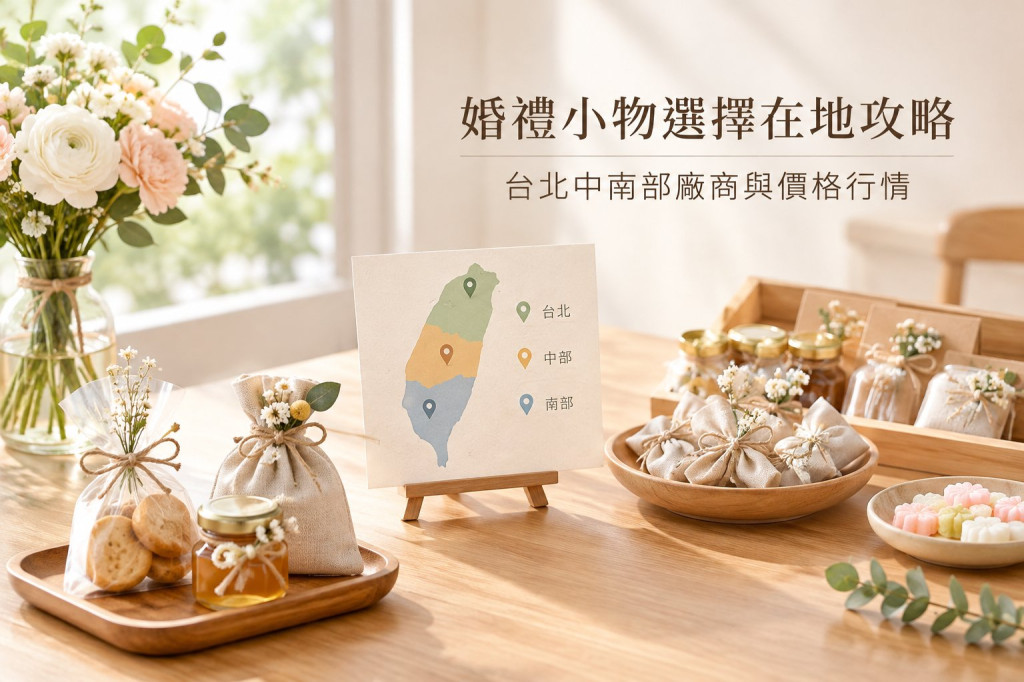 婚禮小物選擇在地攻略：台北中南部廠商與價格行情