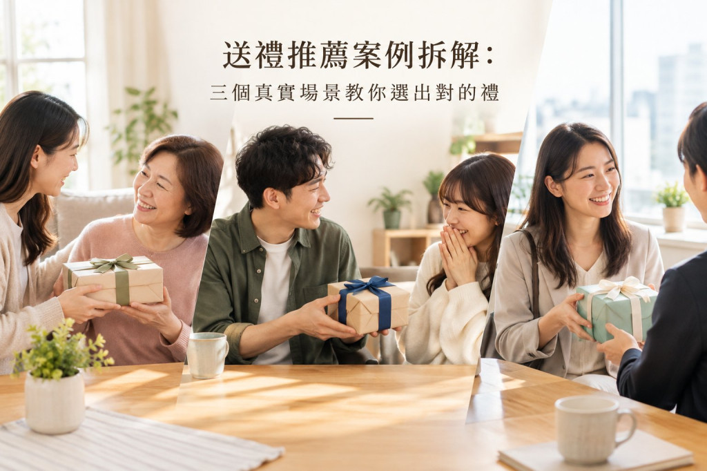 送禮推薦案例拆解：三個真實場景教你選出對的禮