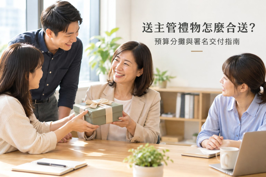 送主管禮物怎麼合送？預算分攤與署名交付指南