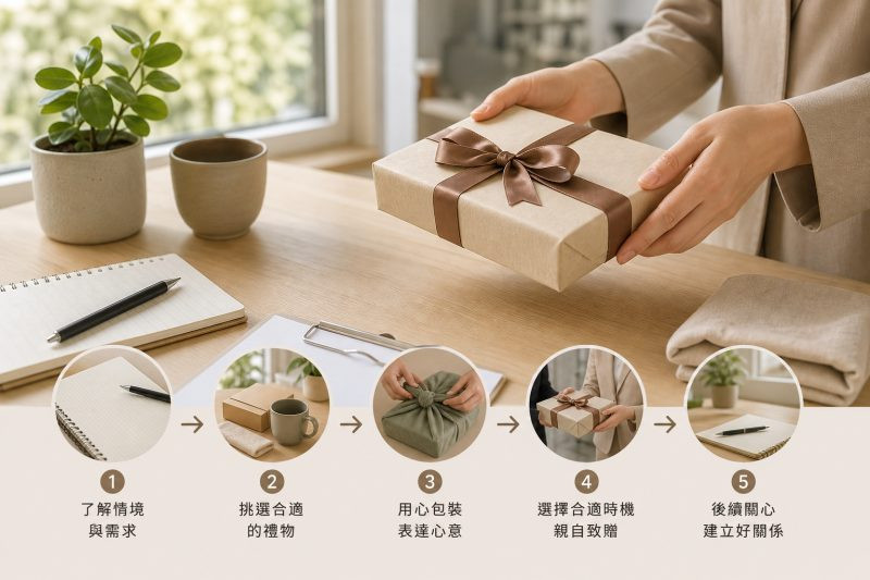 送主管禮物流程教學:如何不冒險又表達心意(教學型)|送主管禮物 說明圖