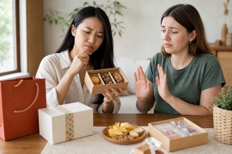 錯誤一：只憑個人口味選購，沒考慮對方的飲食禁忌｜送外國朋友台灣伴手禮 說明圖