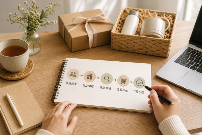 怎麼從需求到下單,一步步縮小選擇範圍?|企業送禮指南 說明圖