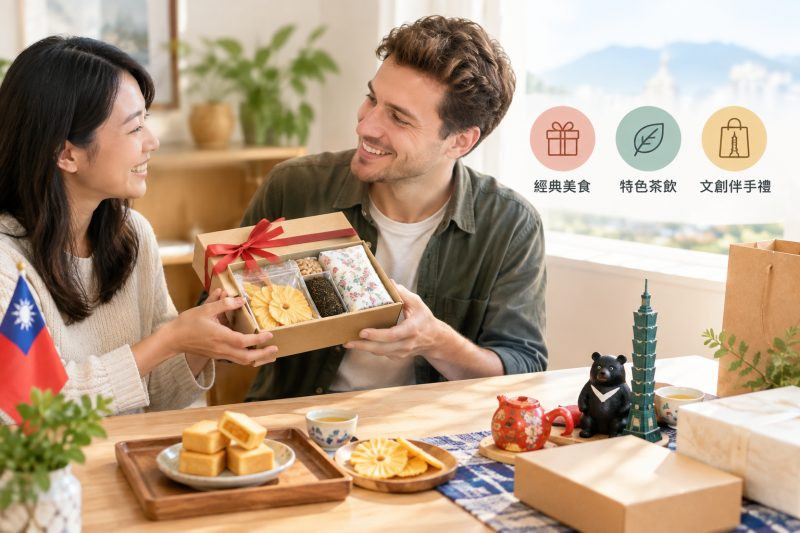 送外國朋友台灣伴手禮的三大方案總覽|送外國朋友台灣伴手禮 說明圖
