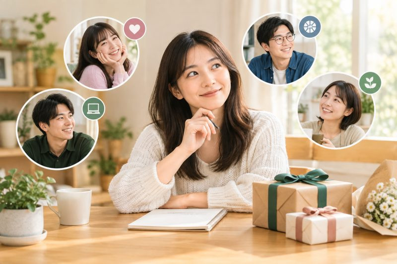 如何依對象快速判斷該用哪種方案？｜生日禮物挑選 說明圖