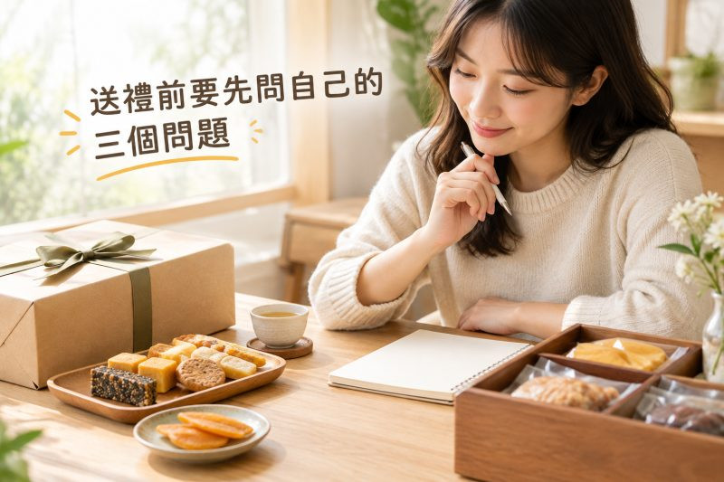 送禮前要先問自己的三個問題｜台灣伴手禮推薦 說明圖
