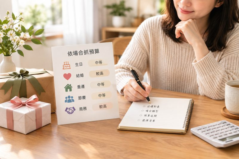 預算怎麼抓?從場合慣例反推金額區間|送禮推薦 說明圖