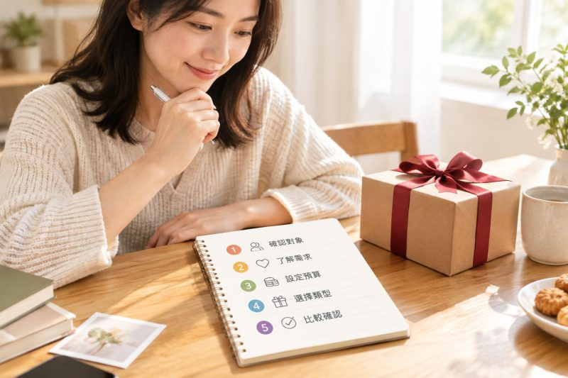 送禮推薦怎麼選?五步驟評估流程整理|送禮推薦 說明圖