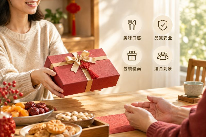 過年伴手禮的四大評估標準是什麼？｜過年伴手禮 說明圖