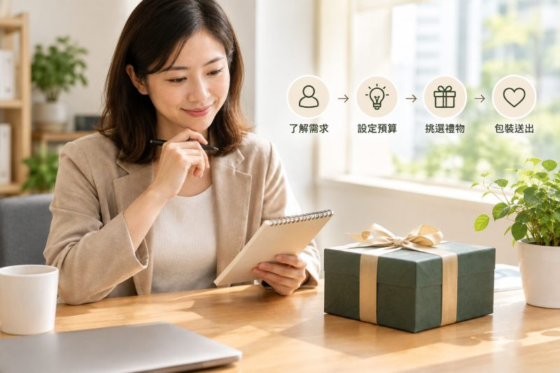 挑選送主管禮物的實際操作步驟|送主管禮物 說明圖