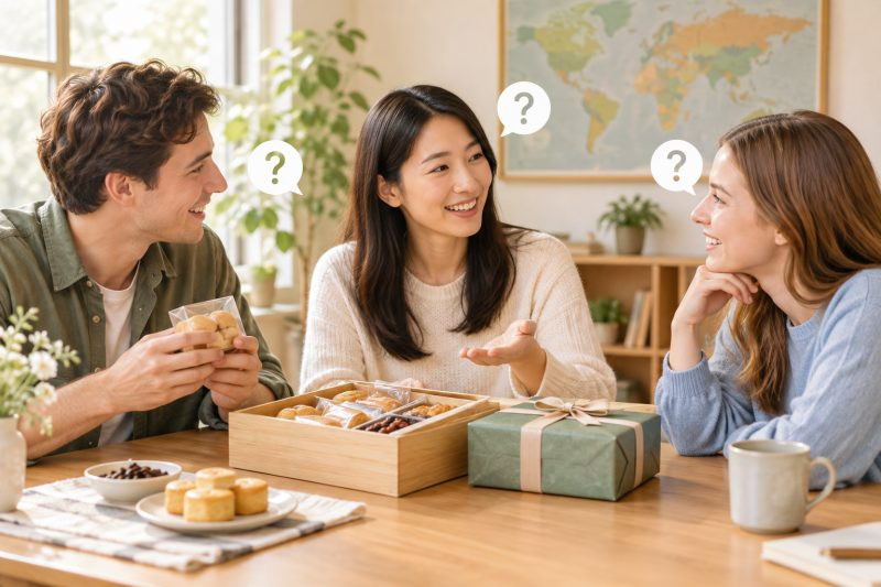 送禮前後的常見疑問整理｜送外國朋友台灣伴手禮 說明圖