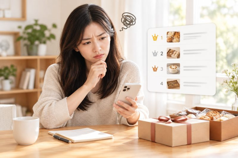 只看排行榜選店家，為什麼常常踩雷？｜送禮推薦 說明圖