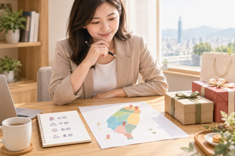 為什麼企業送禮指南要先看地區，而不是先看商品？｜企業送禮指南 說明圖