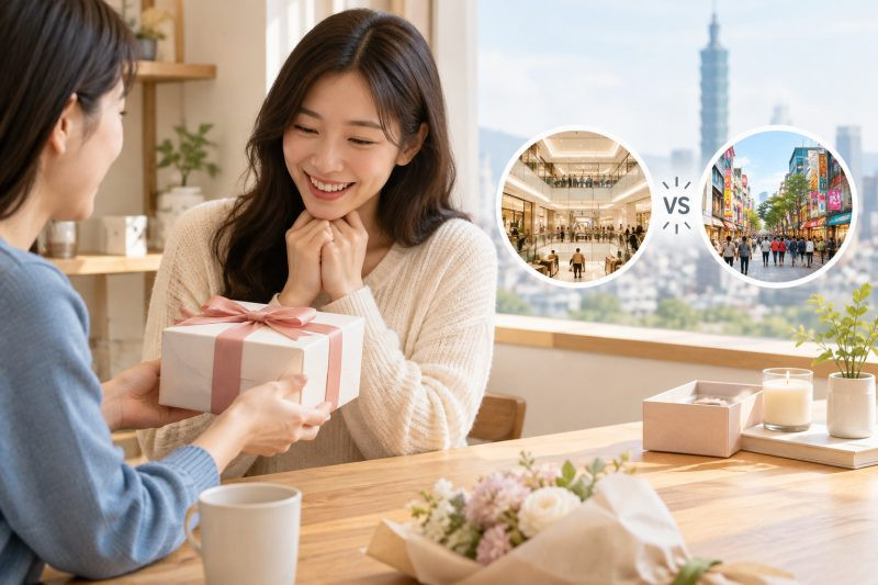 台北生日禮物怎麼挑?百貨與商圈各有優勢|生日禮物挑選 說明圖