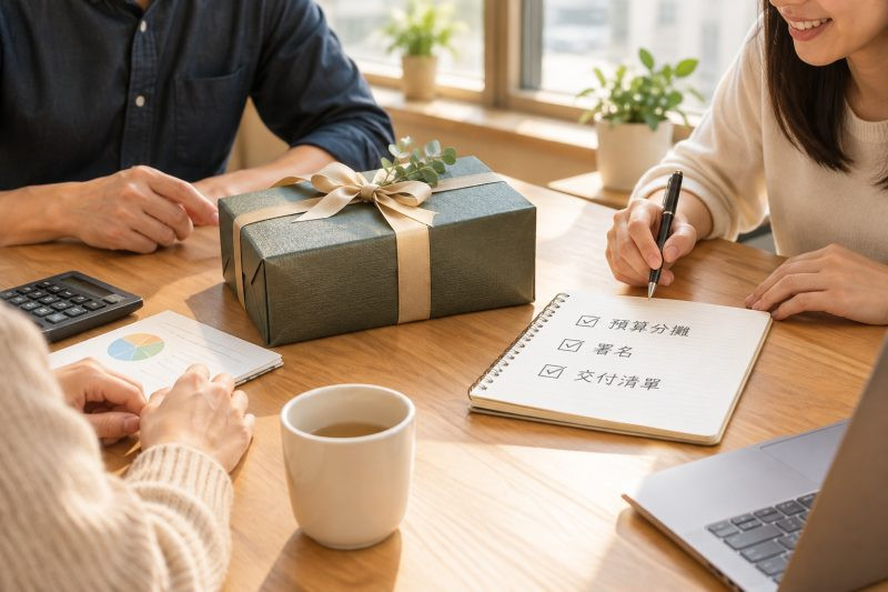 常見例外與資料來源|送主管禮物怎麼合送:預算分攤、署名與交付清單 說明圖