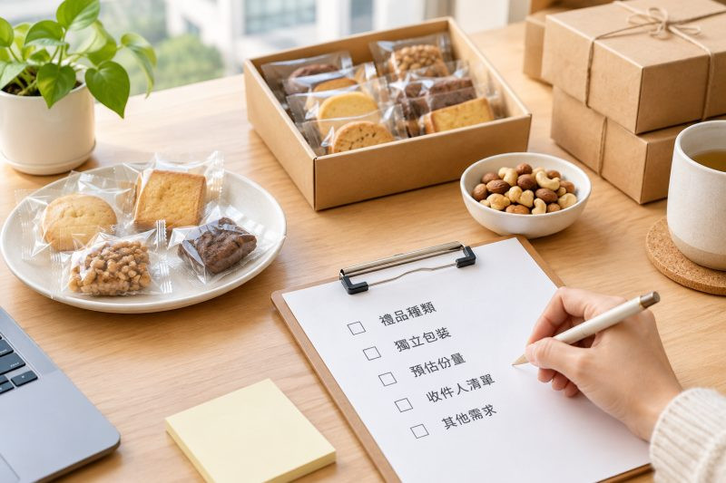 需要準備的資料與檢查欄位|辦公室分享伴手禮:獨立包裝與份量怎麼估算 說明圖
