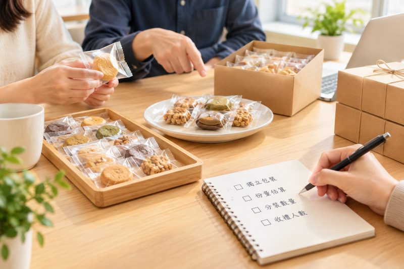 逐步判斷與操作方式|辦公室分享伴手禮:獨立包裝與份量怎麼估算 說明圖
