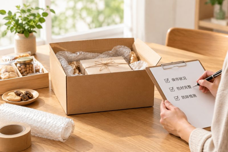 常見例外與資料來源|常溫伴手禮寄送前檢查:保存、包材與防碎 說明圖