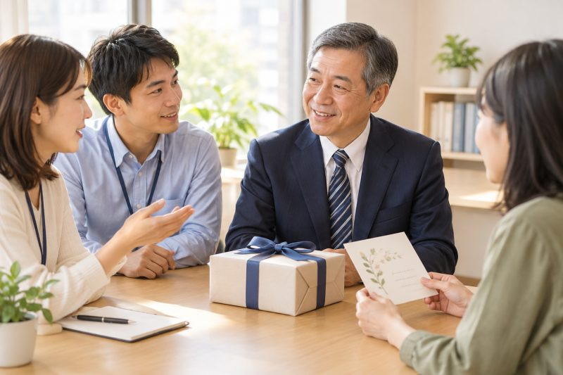 先確認場合與收禮意願|主管離職或退休送禮:自願參與、祝福卡與交付安排 說明圖